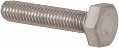Value Collection - M3x0.50mm Metric Coarse, 14mm Length Under Head Hex Head Cap Screw - Fully Threaded, Grade 18-8 & Austenitic A2 Stainless Steel, Uncoated, 5.5mm Hex - Apex Tool & Supply