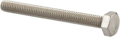 Value Collection - M4x0.70mm Metric Coarse, 40mm Length Under Head Hex Head Cap Screw - Fully Threaded, Grade 18-8 & Austenitic A2 Stainless Steel, Uncoated, 7mm Hex - Apex Tool & Supply