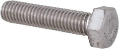 Value Collection - M5x0.80mm Metric Coarse, 22mm Length Under Head Hex Head Cap Screw - Fully Threaded, Grade 18-8 & Austenitic A2 Stainless Steel, Uncoated, 8mm Hex - Apex Tool & Supply