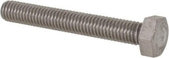 Value Collection - M5x0.80mm Metric Coarse, 35mm Length Under Head Hex Head Cap Screw - Fully Threaded, Grade 18-8 & Austenitic A2 Stainless Steel, Uncoated, 8mm Hex - Apex Tool & Supply