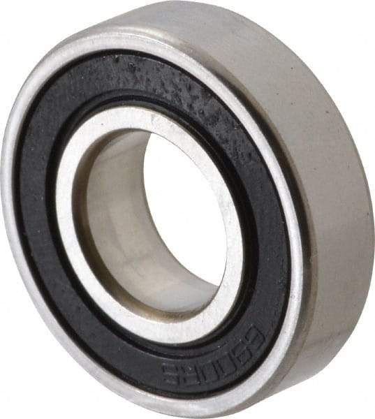 SKF - 10mm Bore Diam, 22mm OD, Double Seal Thin Section Radial Ball Bearing - 6mm Wide, 1 Row, Round Bore, 169 Lb Static Capacity, 438 Lb Dynamic Capacity - Apex Tool & Supply