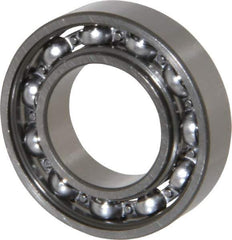 SKF - 20mm Bore Diam, 37mm OD, Open Thin Section Radial Ball Bearing - 9mm Wide, 1 Row, Round Bore, 821 Lb Static Capacity, 1,430 Lb Dynamic Capacity - Apex Tool & Supply