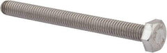 Value Collection - M6x1.00mm Metric Coarse, 65mm Length Under Head Hex Head Cap Screw - Fully Threaded, Grade 18-8 & Austenitic A2 Stainless Steel, Uncoated, 10mm Hex - Apex Tool & Supply