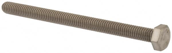 Value Collection - M6x1.00mm Metric Coarse, 80mm Length Under Head Hex Head Cap Screw - Apex Tool & Supply