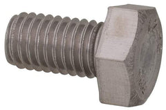 Value Collection - M8x1.25mm Metric Coarse, 14mm Length Under Head Hex Head Cap Screw - Fully Threaded, Grade 18-8 & Austenitic A2 Stainless Steel, Uncoated, 13mm Hex - Apex Tool & Supply