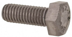 Value Collection - M8x1.25mm Metric Coarse, 22mm Length Under Head Hex Head Cap Screw - Fully Threaded, Grade 18-8 & Austenitic A2 Stainless Steel, Uncoated, 13mm Hex - Apex Tool & Supply