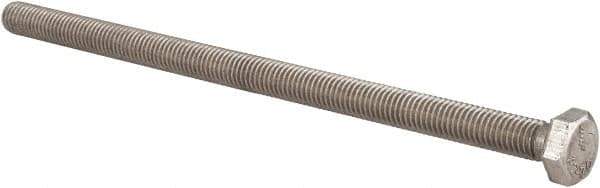 Value Collection - M8x1.25mm Metric Coarse, 150mm Length Under Head Hex Head Cap Screw - Fully Threaded, Grade 18-8 & Austenitic A2 Stainless Steel, Uncoated, 13mm Hex - Apex Tool & Supply