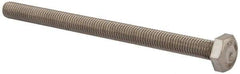 Value Collection - M10x1.50mm Metric Coarse, 140mm Length Under Head Hex Head Cap Screw - Fully Threaded, Grade 18-8 & Austenitic A2 Stainless Steel, Uncoated, 17mm Hex - Apex Tool & Supply