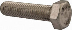 Value Collection - M12x1.75mm Metric Coarse, 50mm Length Under Head Hex Head Cap Screw - Fully Threaded, Grade 18-8 & Austenitic A2 Stainless Steel, Uncoated, 19mm Hex - Apex Tool & Supply