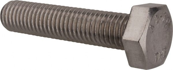 Value Collection - M12x1.75mm Metric Coarse, 55mm Length Under Head Hex Head Cap Screw - Apex Tool & Supply