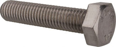 Value Collection - M12x1.75mm Metric Coarse, 55mm Length Under Head Hex Head Cap Screw - Apex Tool & Supply