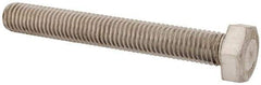 Value Collection - M12x1.75mm Metric Coarse, 90mm Length Under Head Hex Head Cap Screw - Fully Threaded, Grade 18-8 & Austenitic A2 Stainless Steel, Uncoated, 19mm Hex - Apex Tool & Supply
