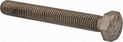 Value Collection - M14x2.00mm Metric Coarse, 110mm Length Under Head Hex Head Cap Screw - Fully Threaded, Grade 18-8 & Austenitic A2 Stainless Steel, Uncoated, 22mm Hex - Apex Tool & Supply