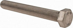 Value Collection - M18x2.50mm Metric Coarse, 140mm Length Under Head Hex Head Cap Screw - Fully Threaded, Grade 18-8 & Austenitic A2 Stainless Steel, Uncoated, 27mm Hex - Apex Tool & Supply