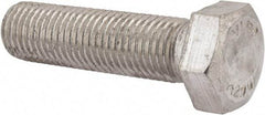 Value Collection - M24x3.00mm Metric Coarse, 90mm Length Under Head Hex Head Cap Screw - Fully Threaded, Grade 18-8 & Austenitic A2 Stainless Steel, Uncoated, 36mm Hex - Apex Tool & Supply