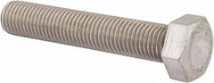 Value Collection - M24x3.00mm Metric Coarse, 130mm Length Under Head Hex Head Cap Screw - Fully Threaded, Grade 18-8 & Austenitic A2 Stainless Steel, Uncoated, 36mm Hex - Apex Tool & Supply