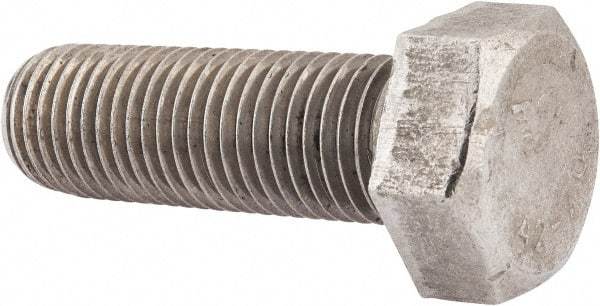 Value Collection - M30x3.50mm Metric Fine, 90mm Length Under Head Hex Head Cap Screw - Fully Threaded, Grade 18-8 & Austenitic A2 Stainless Steel, Uncoated, 46mm Hex - Apex Tool & Supply