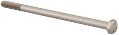 Value Collection - M8x1.25mm Metric Coarse, 140mm Length Under Head Hex Head Cap Screw - Partially Threaded, Grade 18-8 & Austenitic A2 Stainless Steel, Uncoated, 13mm Hex - Apex Tool & Supply