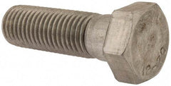 Value Collection - M24x3.00mm Metric Coarse, 75mm Length Under Head Hex Head Cap Screw - Partially Threaded, Grade 18-8 & Austenitic A2 Stainless Steel, Uncoated, 36mm Hex - Apex Tool & Supply