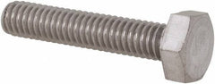 Value Collection - M4x0.70mm Metric Coarse, 20mm Length Under Head Hex Head Cap Screw - Fully Threaded, Grade 316 & Austenitic A4 Stainless Steel, Uncoated, 7mm Hex - Apex Tool & Supply