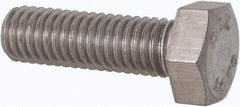 Value Collection - M5x0.80mm Metric Coarse, 16mm Length Under Head Hex Head Cap Screw - Fully Threaded, Grade 316 & Austenitic A4 Stainless Steel, Uncoated, 8mm Hex - Apex Tool & Supply