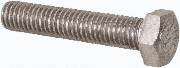 Value Collection - M5x0.80mm Metric Coarse, 25mm Length Under Head Hex Head Cap Screw - Fully Threaded, Grade 316 & Austenitic A4 Stainless Steel, Uncoated, 8mm Hex - Apex Tool & Supply