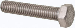 Value Collection - M5x0.80mm Metric Coarse, 25mm Length Under Head Hex Head Cap Screw - Fully Threaded, Grade 316 & Austenitic A4 Stainless Steel, Uncoated, 8mm Hex - Apex Tool & Supply