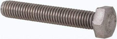 Value Collection - M5x0.80mm Metric Coarse, 30mm Length Under Head Hex Head Cap Screw - Fully Threaded, Grade 316 & Austenitic A4 Stainless Steel, Uncoated, 8mm Hex - Apex Tool & Supply