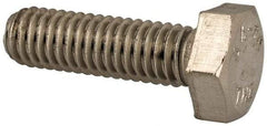 Value Collection - M6x1.00mm Metric Coarse, 20mm Length Under Head Hex Head Cap Screw - Fully Threaded, Grade 316 & Austenitic A4 Stainless Steel, Uncoated, 10mm Hex - Apex Tool & Supply