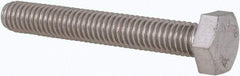 Value Collection - M6x1.00mm Metric Coarse, 40mm Length Under Head Hex Head Cap Screw - Fully Threaded, Grade 316 & Austenitic A4 Stainless Steel, Uncoated, 10mm Hex - Apex Tool & Supply