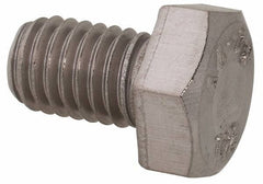 Value Collection - M8x1.25mm Metric Coarse, 12mm Length Under Head Hex Head Cap Screw - Fully Threaded, Grade 316 & Austenitic A4 Stainless Steel, Uncoated, 13mm Hex - Apex Tool & Supply