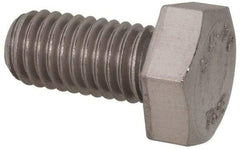 Value Collection - M8x1.25mm Metric Coarse, 16mm Length Under Head Hex Head Cap Screw - Fully Threaded, Grade 316 & Austenitic A4 Stainless Steel, Uncoated, 13mm Hex - Apex Tool & Supply