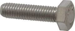 Value Collection - M8x1.25mm Metric Coarse, 30mm Length Under Head Hex Head Cap Screw - Fully Threaded, Grade 316 & Austenitic A4 Stainless Steel, Uncoated, 13mm Hex - Apex Tool & Supply