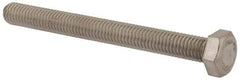 Value Collection - M8x1.25mm Metric Coarse, 80mm Length Under Head Hex Head Cap Screw - Fully Threaded, Grade 316 & Austenitic A4 Stainless Steel, Uncoated, 13mm Hex - Apex Tool & Supply