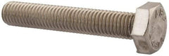 Value Collection - M10x1.50mm Metric Coarse, 60mm Length Under Head Hex Head Cap Screw - Fully Threaded, Grade 316 & Austenitic A4 Stainless Steel, Uncoated, 17mm Hex - Apex Tool & Supply