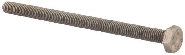Value Collection - M10x1.50mm Metric Coarse, 150mm Length Under Head Hex Head Cap Screw - Fully Threaded, Grade 316 & Austenitic A4 Stainless Steel, Uncoated, 17mm Hex - Apex Tool & Supply