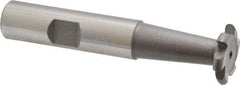 Value Collection - 1/16" Radius, 1/8" Circle Diam, 3/4" Cutter Diam, Shank Connection, Convex Radius Cutter - 1/2" Shank Diam, 3" OAL, High Speed Steel, Uncoated, 6 Teeth, Weldon Flat - Apex Tool & Supply