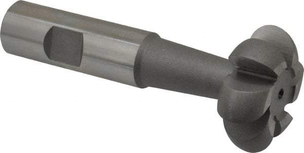 Value Collection - 5/16" Radius, 5/8" Circle Diam, 1-5/8" Cutter Diam, Shank Connection, Convex Radius Cutter - 3/4" Shank Diam, 4" OAL, High Speed Steel, Uncoated, 6 Teeth, Weldon Flat - Apex Tool & Supply