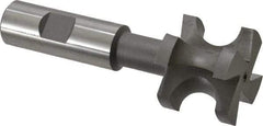 Value Collection - 3/8" Radius, 3/4" Circle Diam, 1-1/2" Cutter Diam, 1-1/2" Cutting Width, Shank Connection, Concave Radius Cutter - 3/4" Shank Diam, 4-3/16" OAL, High Speed Steel, Uncoated, 4 Teeth, Weldon Flat - Apex Tool & Supply