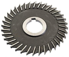 Keo - 5" Blade Diam x 3/32" Blade Thickness, 1" Hole, 40 Teeth, High Speed Steel Side Chip Saw - Straight Tooth, Arbor Connection, Right Hand Cut, Uncoated, with Keyway - Apex Tool & Supply