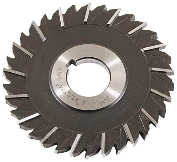Keo - 3" Blade Diam x 1/4" Blade Thickness, 1" Hole, 28 Teeth, High Speed Steel Side Chip Saw - Staggered Tooth, Arbor Connection, Right Hand Cut, Uncoated - Apex Tool & Supply