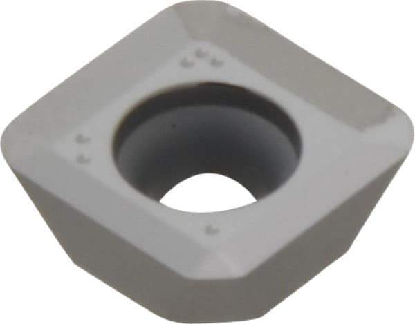 Tungaloy - SDGT1204 AJ Grade TH10 Carbide Milling Insert - Uncoated, 3/16" Thick, 1/2" Inscribed Circle - Apex Tool & Supply