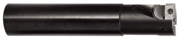 Tungaloy - 20mm Cut Diam, 3/4" Shank Diam, 7-1/2" OAL, Indexable Square Shoulder Centercutting End Mill - XXMU 10 Inserts, Cylindrical Shank, 90° Lead Angle, Series Jetmill Multi X - Apex Tool & Supply