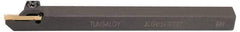 Tungaloy - JCGWS, Right Hand Cut, 0.787" Max Workpc Diam, JCGN 200F Insert, Indexable Cutoff Toolholder - 10mm Max Depth of Cut, 0.472" Shank Width, 0.472" Shank Height, 4.92" OAL - Apex Tool & Supply