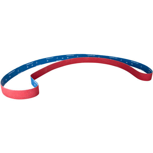 2 × 132″ SG Cloth Narrow Backstand Belt 80 Grit R981 Ceramic Alumina - Apex Tool & Supply