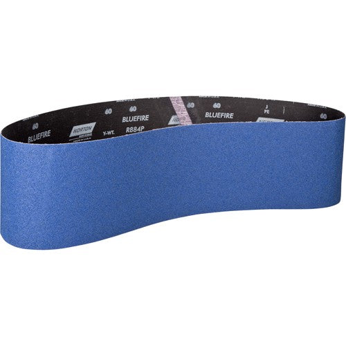 6″ × 60″ NorZon Plus R821 Narrow Belt 40 Grit Zirconia Alumina - Apex Tool & Supply