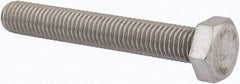 Value Collection - M12x1.75mm Metric Coarse, 80mm Length Under Head Hex Head Cap Screw - Fully Threaded, Grade 316 & Austenitic A4 Stainless Steel, Uncoated, 19mm Hex - Apex Tool & Supply