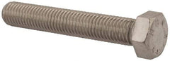 Value Collection - M18x2.50mm Metric Coarse, 110mm Length Under Head Hex Head Cap Screw - Fully Threaded, Grade 316 & Austenitic A4 Stainless Steel, Uncoated, 27mm Hex - Apex Tool & Supply