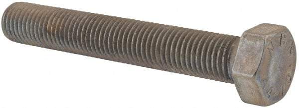 Value Collection - M20x2.50mm Metric Coarse, 130mm Length Under Head Hex Head Cap Screw - Fully Threaded, Grade 316 & Austenitic A4 Stainless Steel, Uncoated, 30mm Hex - Apex Tool & Supply