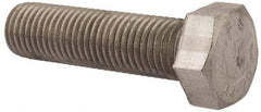 Value Collection - M24x3.00mm Metric Coarse, 90mm Length Under Head Hex Head Cap Screw - Fully Threaded, Grade 316 & Austenitic A4 Stainless Steel, Uncoated, 36mm Hex - Apex Tool & Supply